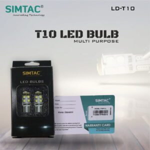 Simtac | 360°  T10 LED  Bulb For Multi Purpose  | T10 ( PRK )