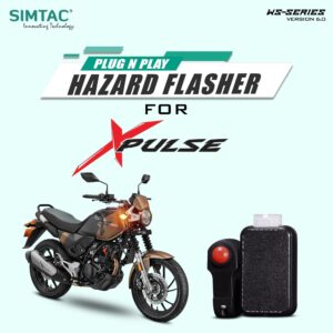Plug N Play Hazard Flasher With Switch Version 6.0 For Hero | Xpulse  XPS-WS6