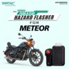 Plug N Play Hazard Flasher With Switch Version 6.0 For Royal Enfield Meteor 350  MTR-WS6