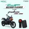 Plug N Play Hazard Flasher With Switch Version 6.0 For Bajaj Pulsar N 160, N 250   BNF-WS6