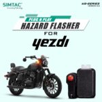Plug N Play Hazard Flasher With Switch Version 6.0 For YEZDI  Roadster,  Scrambler, Adventure  YZD-WS6