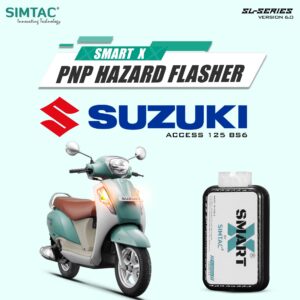 SUZUKI ACCESS 125 BS6 SIMTAC SWITCHLESS SMART-X HAZARD FLASHER ACS6-SL6