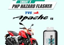 Simtac smart-x hazard flasher for tvs apache 4V (AP4V-SL6)