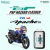 TVS APACHE 2V SIMTAC SWITCHLESS SMART-X HAZARD FLASHER AP-SL6