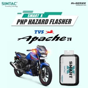 TVS APACHE 2V SIMTAC SWITCHLESS SMART-X HAZARD FLASHER AP-SL6