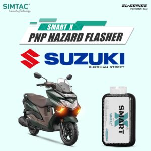 SUZUKI BURGMAN SIMTAC SWITCHLESS SMART-X HAZARD FLASHER BGM-SL6