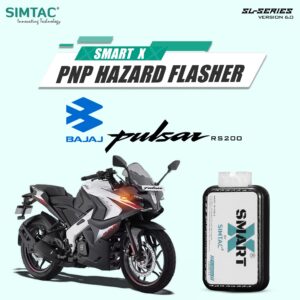 BAJAJ PULSAR RS 200 SIMTAC SWITCHLESS SMART-X HAZARD FLASHER BRS-SL6