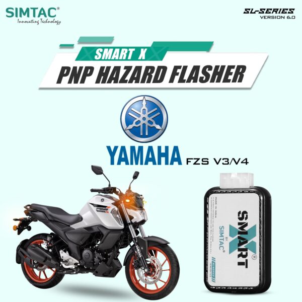 YAMAHA FZS V3 & V4 SIMTAC SWITCHLESS SMART-X HAZARD FLASHER FZS-SL6