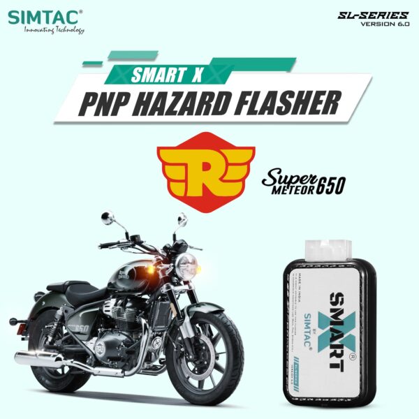 ROYAL ENFIELD SUPER METEOR 650 SIMTAC SWITCHLESS SMART-X HAZARD FLASHER RBC650-SL6