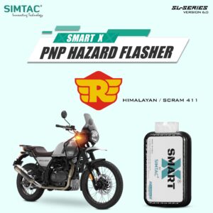 ROYAL ENFIELD HIMALAYAN & SCRAM 411 SIMTAC SWITCHLESS SMART-X HAZARD FLASHER REH-SL6