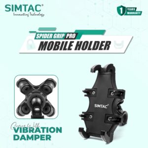 Simtac Spider Grip Mobile Holder with Vibration Damper MH02-PRO