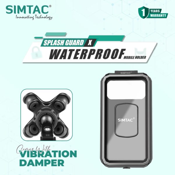 Simtac splash guard X with vibration damper (MHWP-PRO)