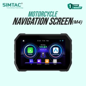 Simtac motorcycle GPS CarPlay & Android Auto system – M4