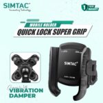 Simtac super grip quick lock mobile holder with vibration damper (SQL1-PRO)