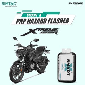 Simtac smart-x hazard flasher for hero Xtreme 125 (XMT125-SL6)