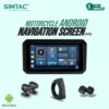 Simtac Motorcycle Android Navigation Screen | Smart Navigation Display for Bikes – A6